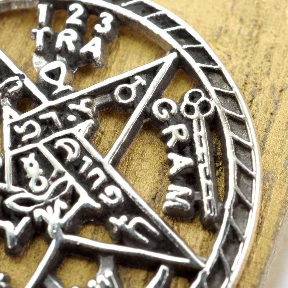 Silver925☆螺旋枠 空洞テトラグラマトン top【3.1cm】