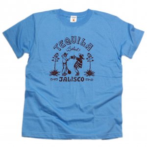■FRENZY WORKS■TEQUILA T-shirts【SAXE BLUE】