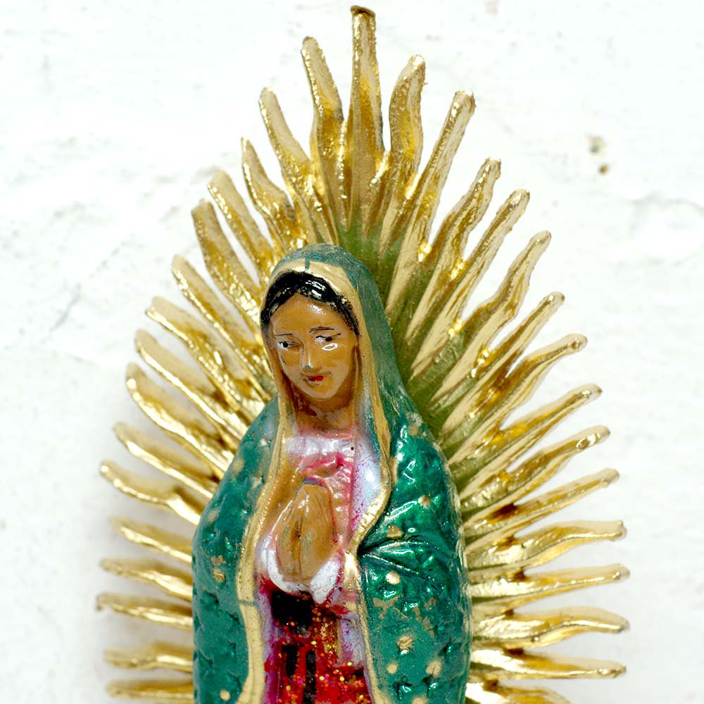 褐色の聖母☆マリア像【16cm】