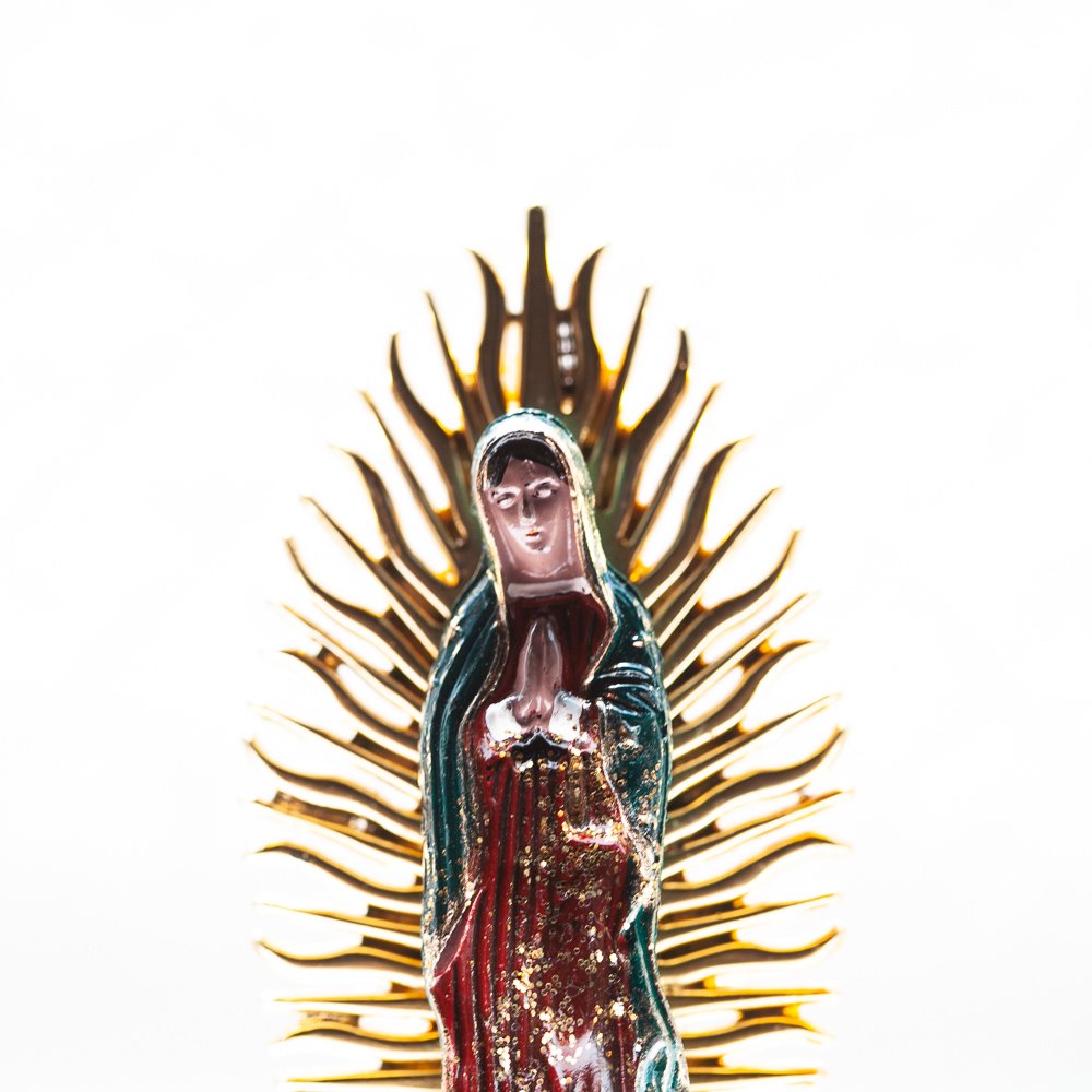 褐色の聖母☆マリア像【12cm】