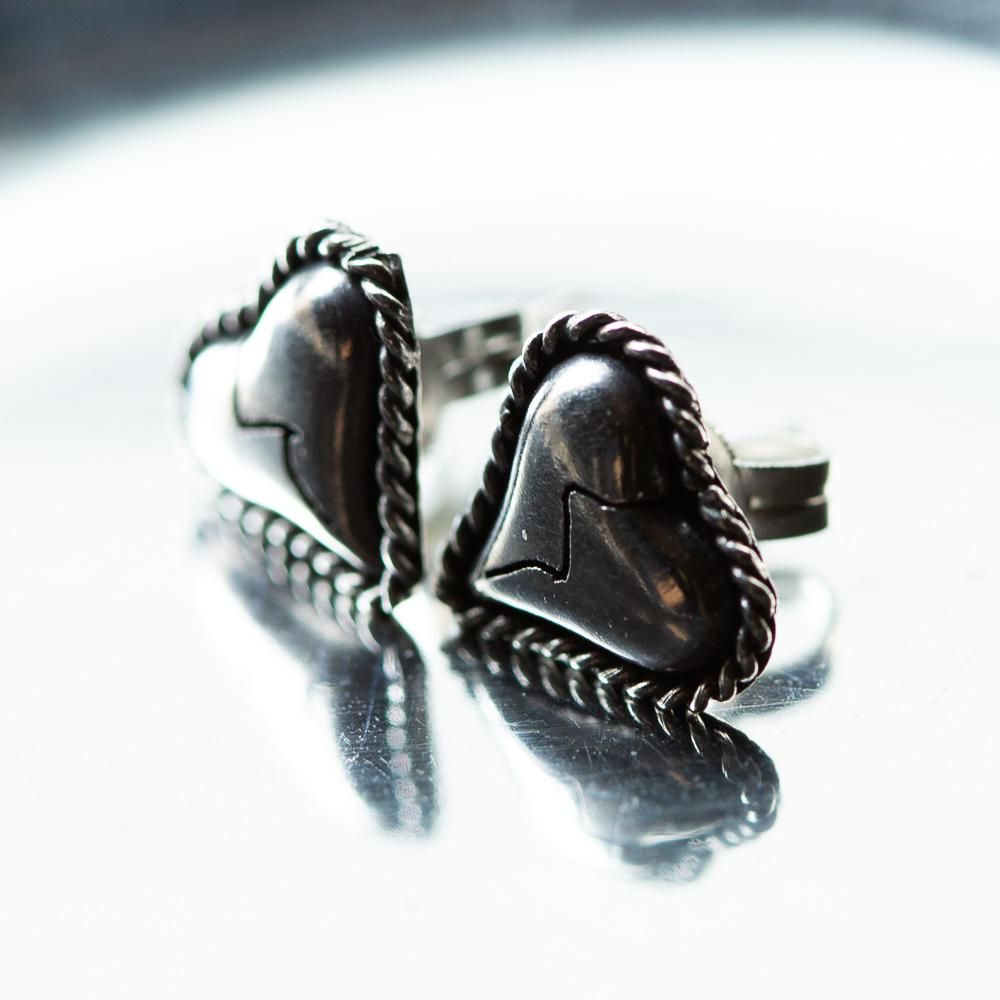 好きに Silver925☆ブロークンハートピアス アクセサリー