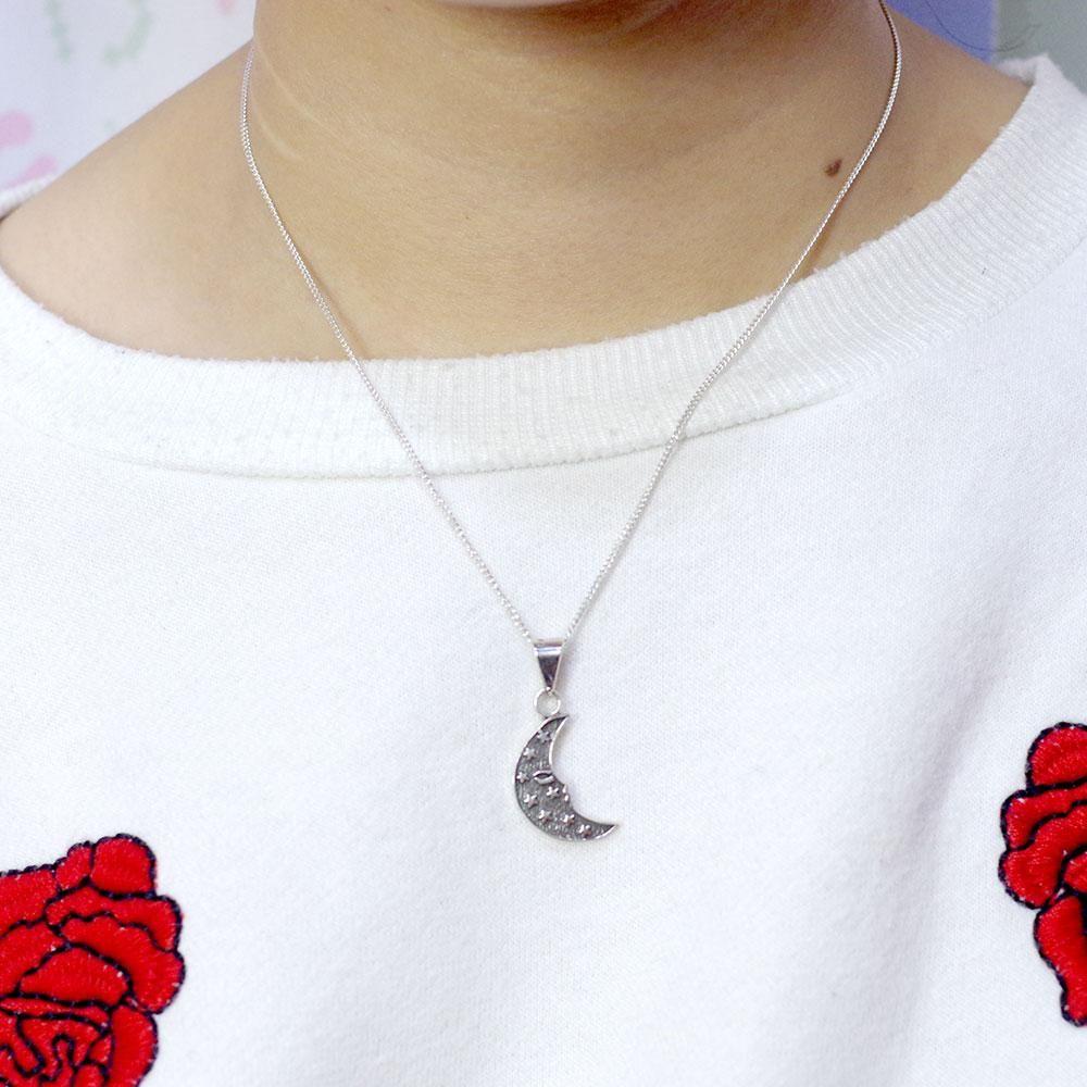 SILVER925 TRIPLE STONE TOP NECKLACE/シルバー SILVER925 TRIPLE STONE TOP NECKLACE/シルバー/ネックレス