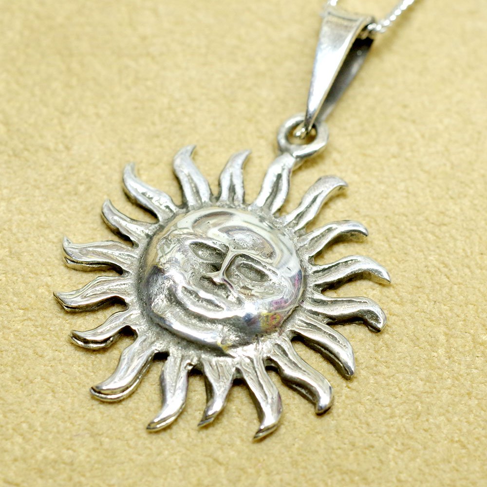 Silver925☆太陽top【2.9cm】
