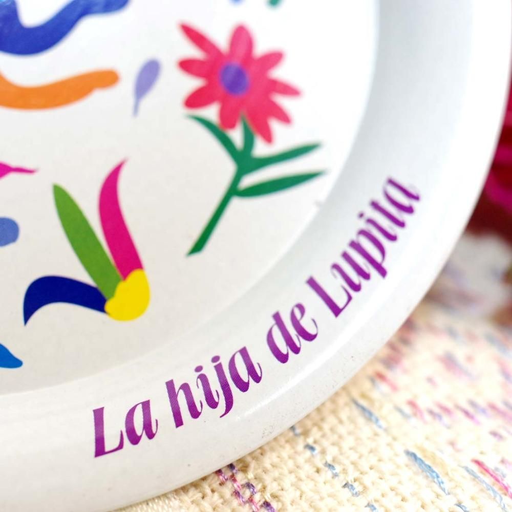 オトミ族デザイン☆ブリキコースター〈B〉