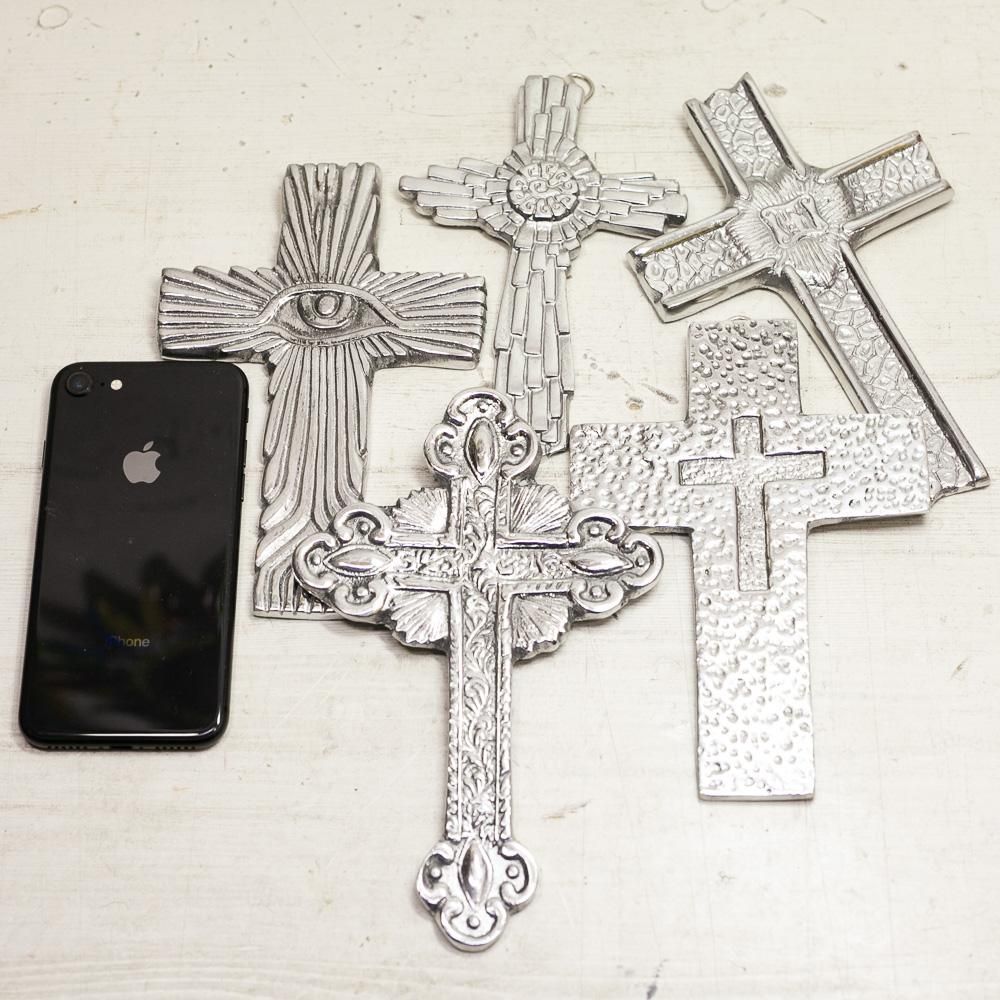 メキシカンピューター☆アルミのクロス 【Msize】(16cm) B