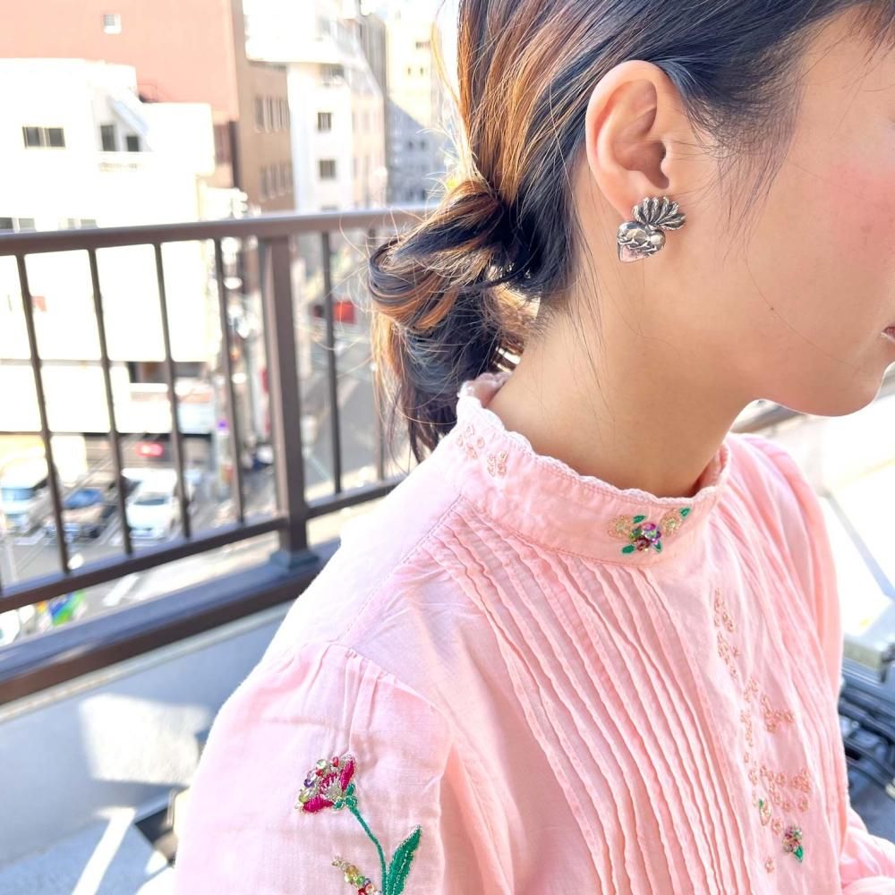 Silver925☆荊棘コラソンピアス【H2.9cm】