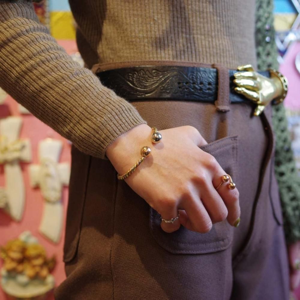 100％天然 岫玉 油翠 和田玉 翡翠 バングル 腕輪 天然石 52-55 100