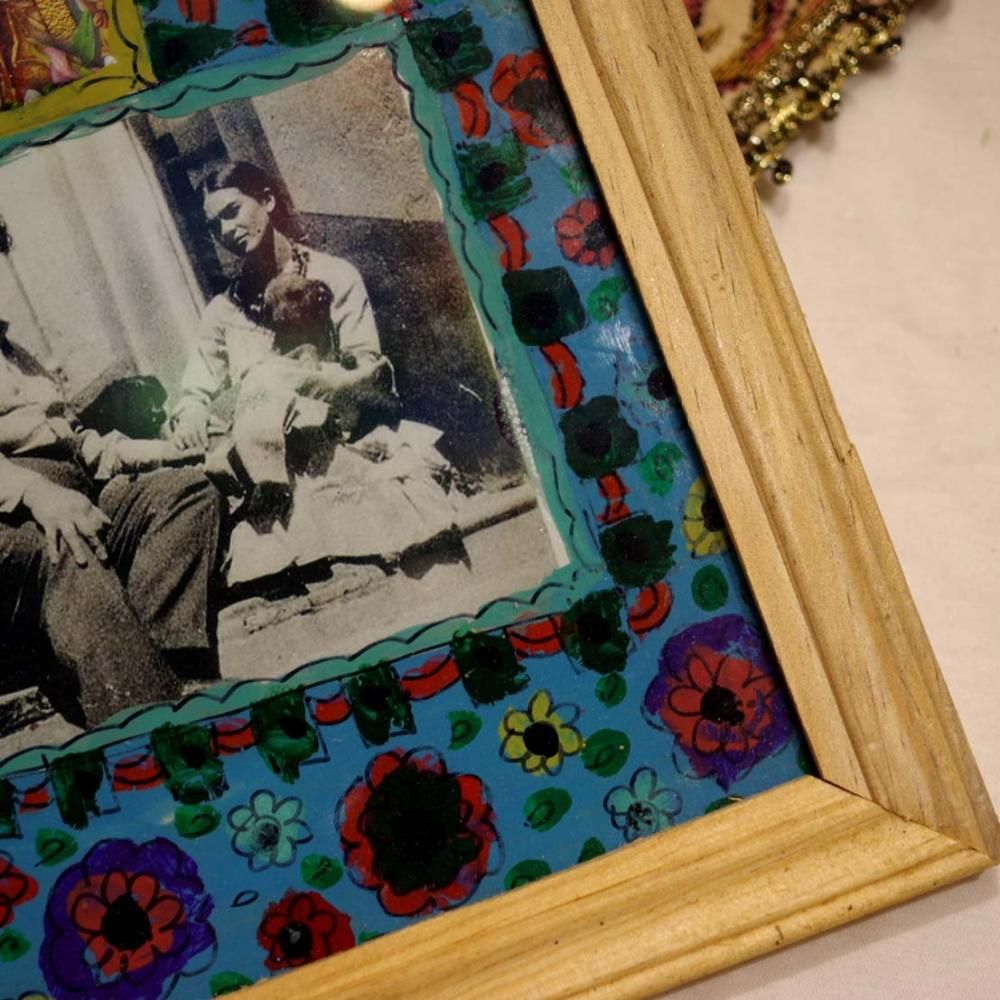 マヌエルさん☆コラージュアート【H28cm】D