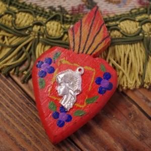 △ コラソン・ハート壁掛け - メキシコ雑貨＆アクセサリー PAD 【大阪
