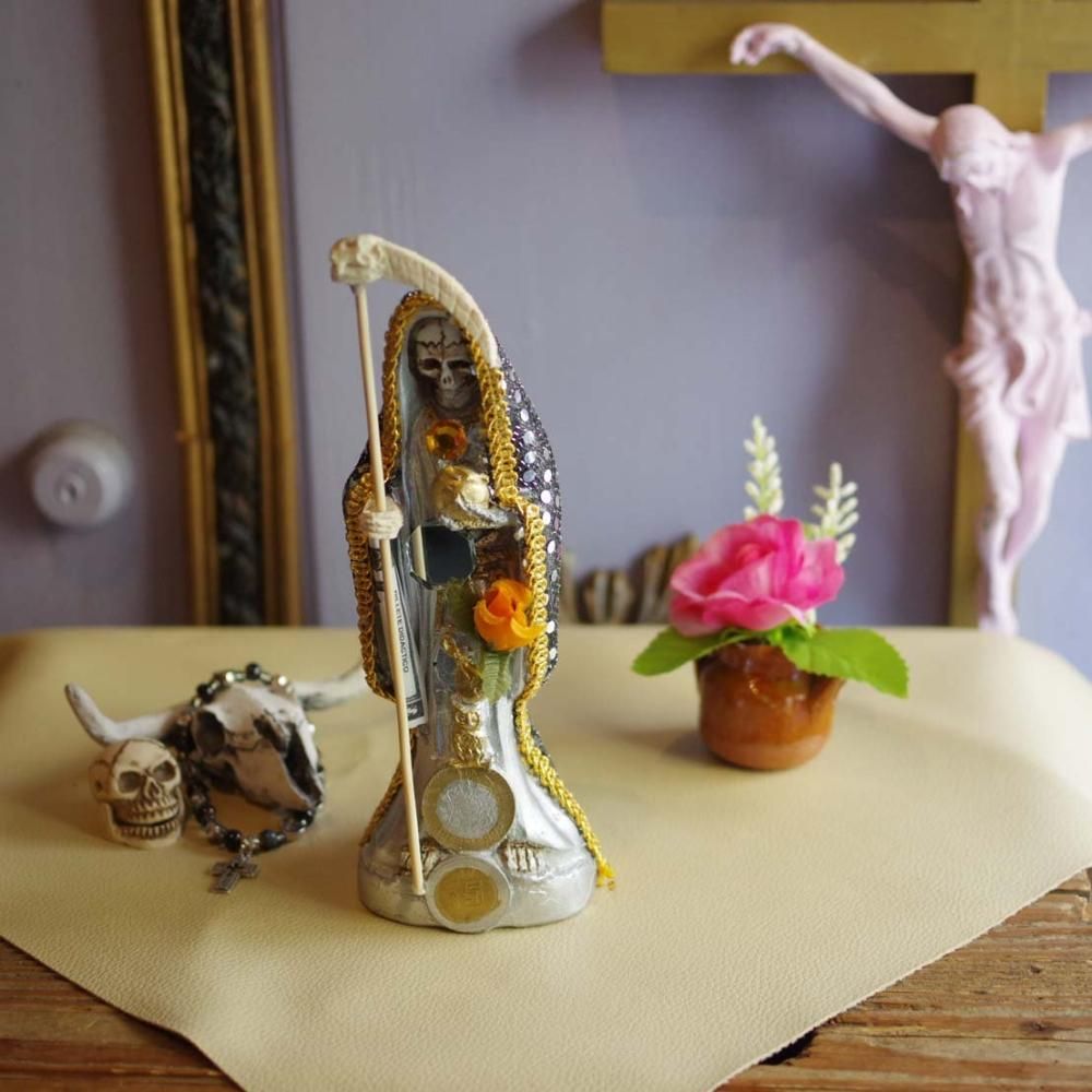 死の聖母☆クラシック サンタムエルテ像 【SILVER】(H19cm) A 死の聖母☆クラシック サンタムエルテ像 【SILVER】(H19cm) A