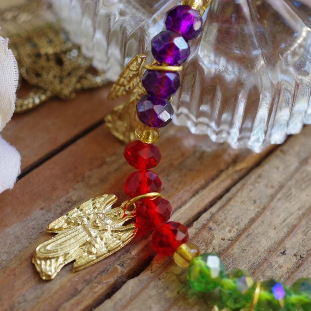 七大天使チャーム☆カラフルブレスレット