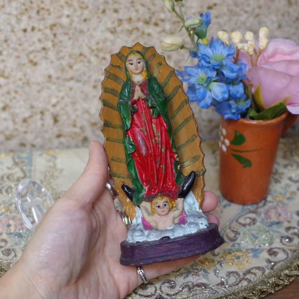 カトリック☆グアダルーペの聖母像【H13cm】