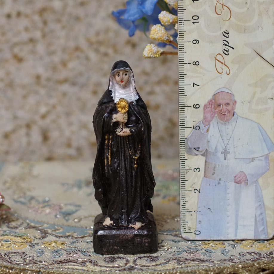 mini☆カッシアの聖リタ像【H9cm】