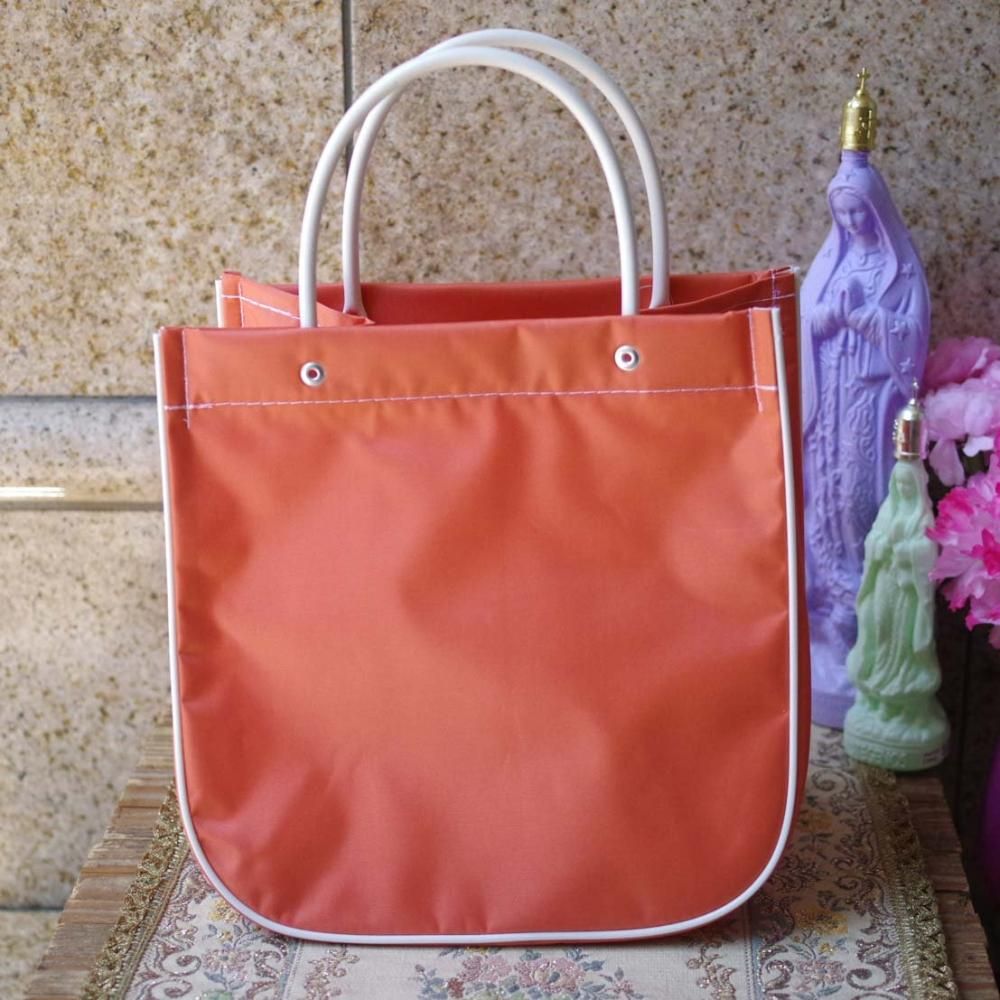 マリア様☆メルカドバッグ【四角S】CORAL ORANGE