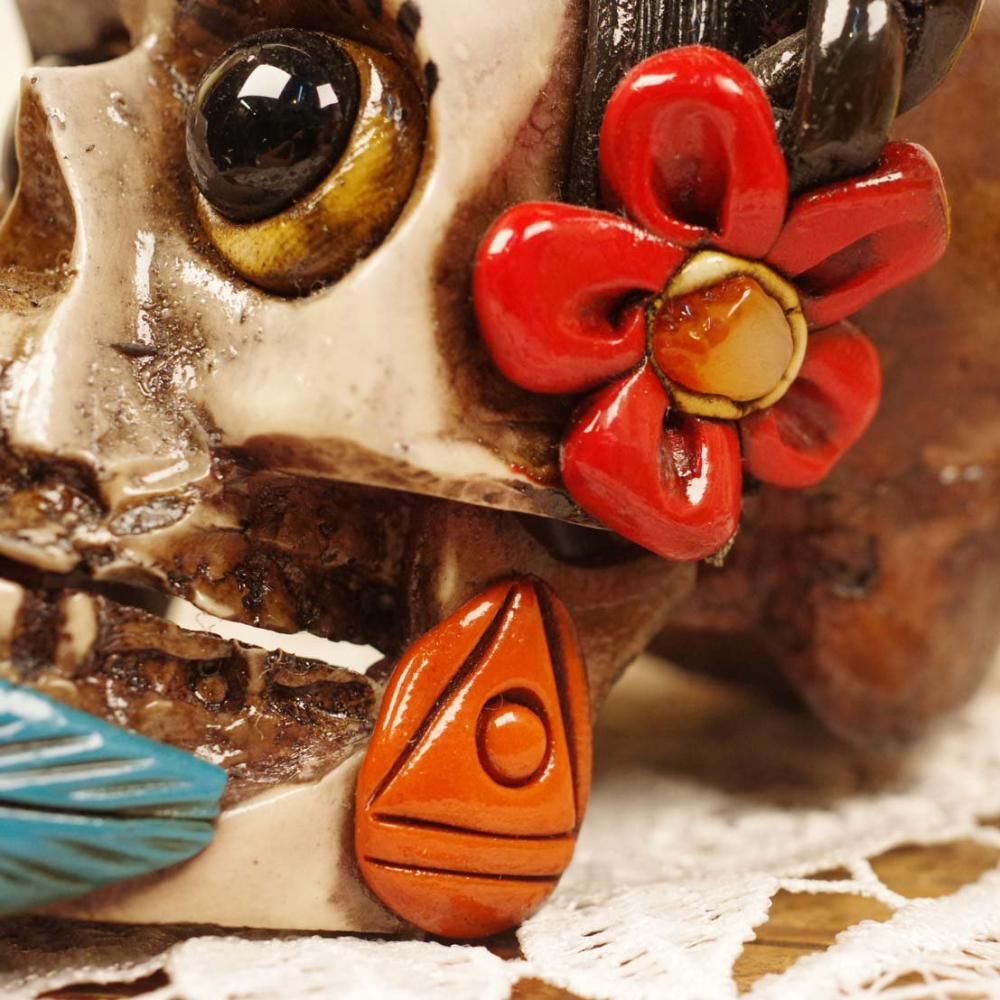 レジン製☆フリーダガイコツ