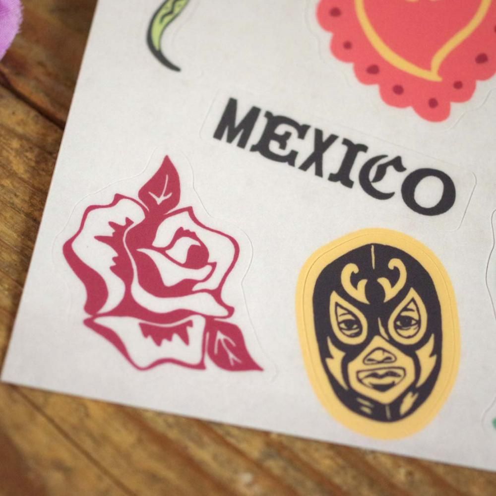 だいにぐるーぷのステッカーです。 メキシコ心霊のコンプリートセット ピンクの悪魔 ミニステッカーセット [ソードアート・オンライン
