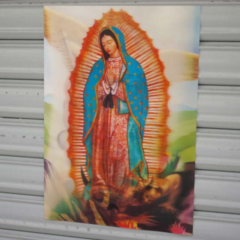 グアダルーペ&大天使ミカエル☆3Dポスター