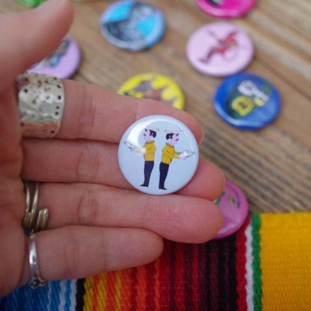 PADオリジナル☆缶バッジ 25mm【やぎおじさん】F