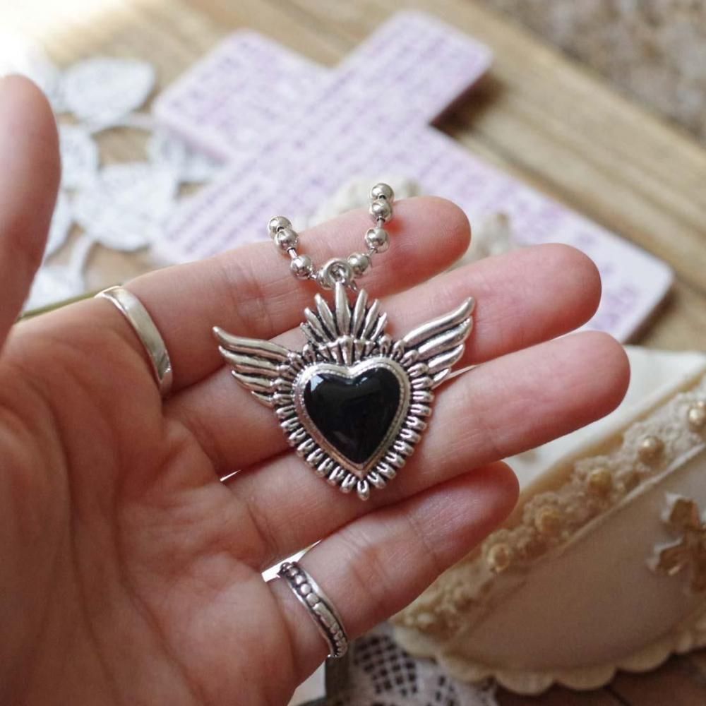 HEART WITH WINGS♡ܡ硼BLACK