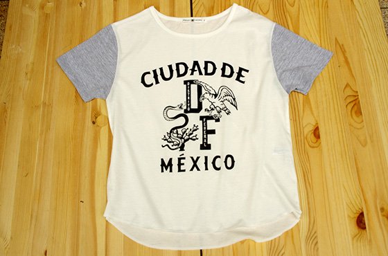 レディス■フレンジーワークス■CIUDAD DE MEXICO ベースボール teeシャツ