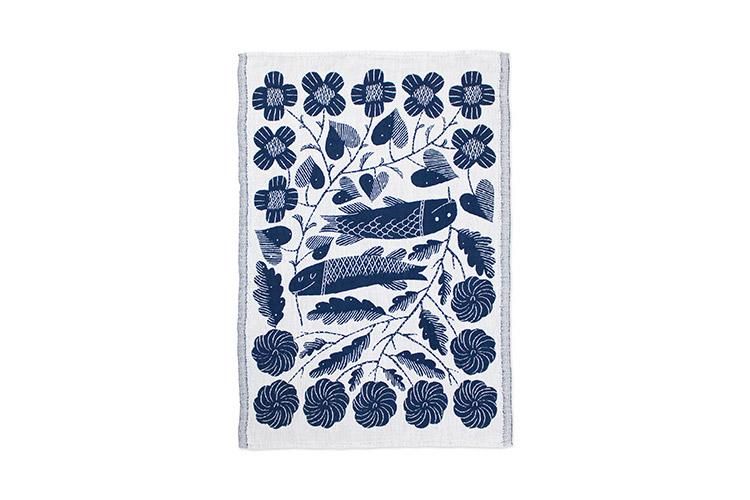 ラプアンカンクリ 鹿児島睦 キッチンタオル LAPUAN KANKURIT/ラプアン・カンクリ×鹿児島 睦【KALA/魚の