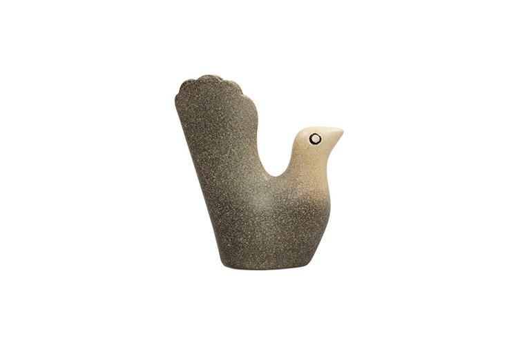交換無料！ Liten En 花器 鹿児島睦 Van ディベルティーレ - gray Bird 花瓶・フラワースタンド