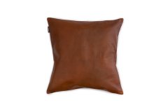 LEATHER CUSHION COVER ブラウン