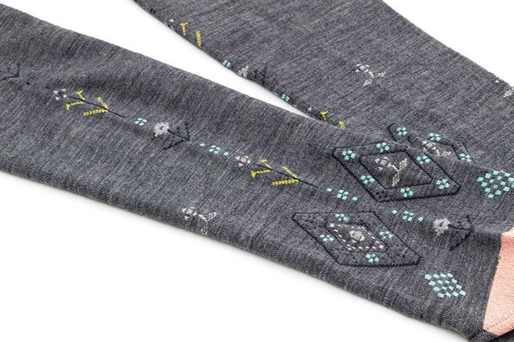 KURI BOTELLA クリボテラ タイツ カモミール オリガミ ウール クリボテラ タイツ カモミール グレー - ディベルティーレ（Divertire