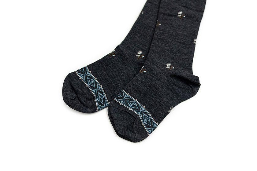 クリボテラ タイツ プティアザミ ダークグレー - ディベル