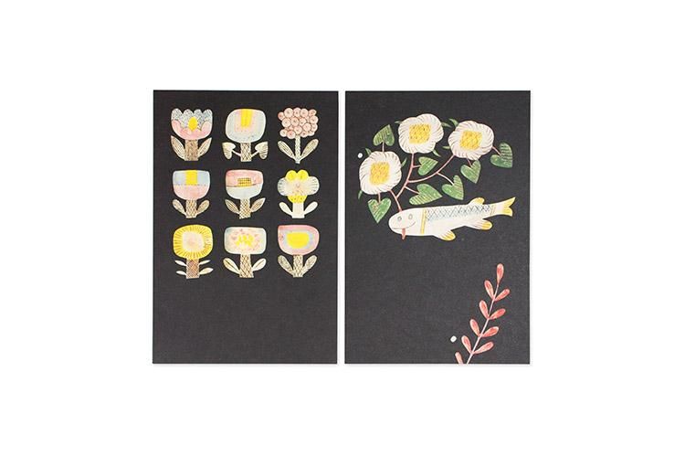 鹿児島睦 図案ポストカード in the dark - ディベルティーレ