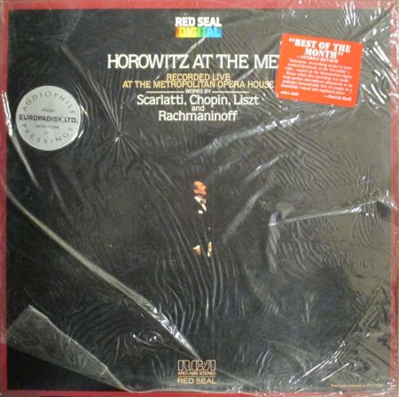 LPレコード ウラディミール・ホロヴィッツ HOROWITZ AT THE MET