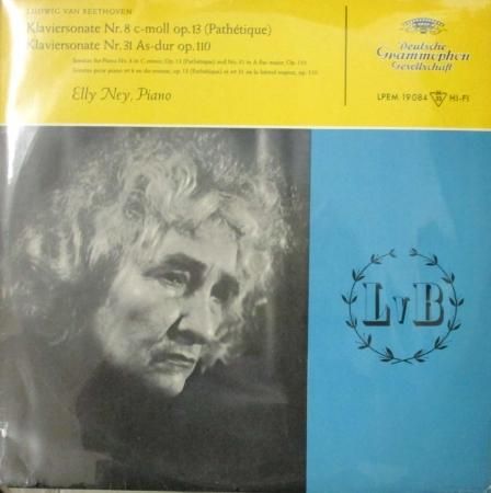 LPレコード エリー・ナイ ベートーヴェン ピアノ・ソナタ 第8番