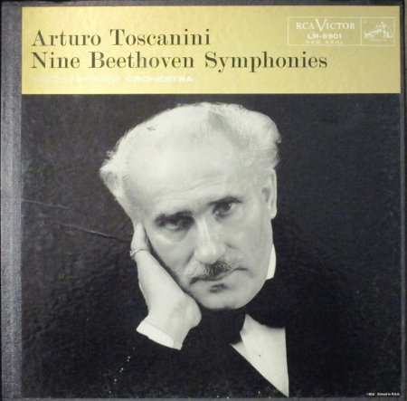 LPレコード アルトゥーロ・トスカニーニ ～ NBC 交響楽団　　　ベートーヴェン　交響曲全集　（7枚組） - STRAIGHT RECORDS