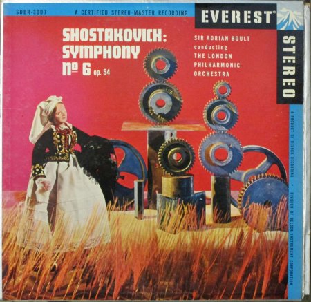 LPレコード エイドリアン・ボールト ～ ロンドン・フィル　　　ショスタコーヴィチ　交響曲 第６番　ロ短調 - STRAIGHT RECORDS