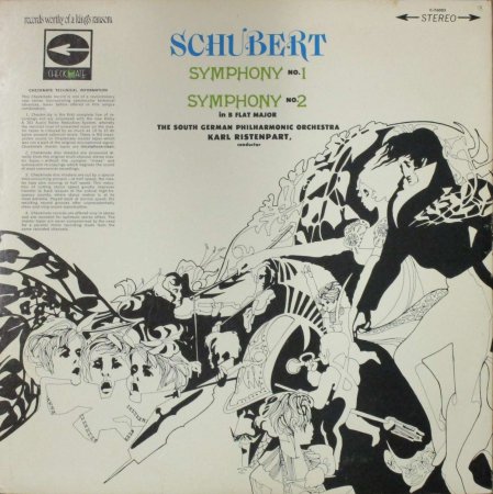 LPレコード カール・リステンパルト ～ 南ドイツ・フィル　　シューベルト　交響曲 第１番 ＆ 第２番 - STRAIGHT RECORDS