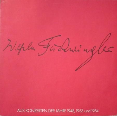 LPレコード W. フルトヴェングラー ～ ベルリン・フィル バッハ