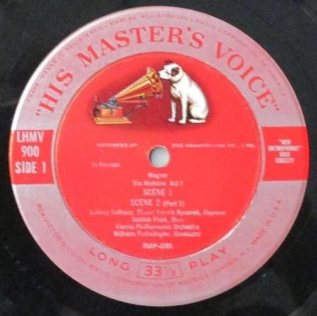 LPレコード ウィルヘルム・フルトヴェングラー ～ ウィーン