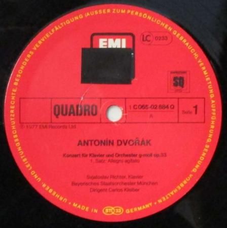 LPレコード スヴャトスラフ・リヒテル / カルロス・クライバー