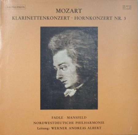 LPレコード J. ファドル / K. マンスフェルト / W. A.