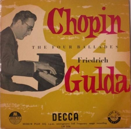 LPレコード フリードリヒ・グルダ ショパン 4つのバラード （10