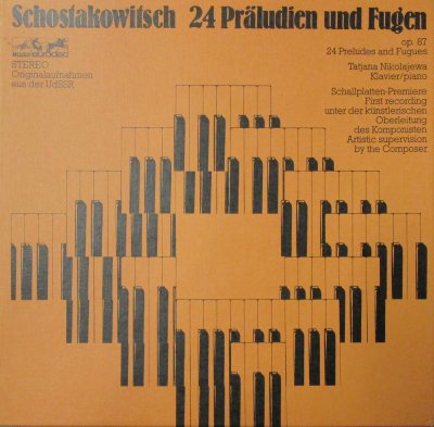 タチアナ・ニコラーエワ　　　ショスタコーヴィチ　24の前奏曲とフーガ　全曲　（3枚組）