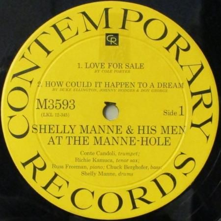 LPレコード シェリー・マン ＆ ヒズ・メン SHELLY MANNE & HIS