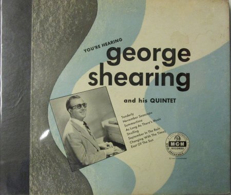 SPレコード ジョージ・シアリング・クィンテット　　GEORGE SHEARING and His QUINTET　～ テンダリー / サマータイム  / セプテンバー イン ザ レイン　他　（4枚組） - STRAIGHT RECORDS