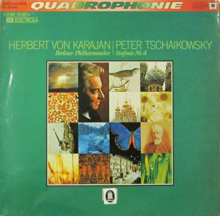 LPレコード ヘルベルト・フォン・カラヤン ～ ベルリン・フィル　　チャイコフスキー　交響曲 第４番　ヘ短調 - STRAIGHT RECORDS