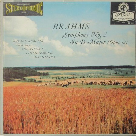 LPレコード ラファエル・クーベリック ～ ウィーン・フィル　　ブラームス　交響曲 第２番　ニ長調　(Op.73) - STRAIGHT RECORDS