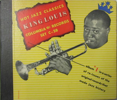 SPレコード ルイ・アームストロング ＆ ヒズ・ホット・５　　HOT JAZZ CLASSICS　KING LOUIS　～ ポテト ヘッド ブルース　 /　スクィーズ ミー　他　（4枚組） - STRAIGHT RECORDS