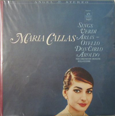 LPレコード マリア・カラス / ニコラ・レシーニョ ～ パリ音楽院 Orc
