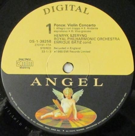 LPレコード ヘンリク・シェリング / エンリケ・バティス