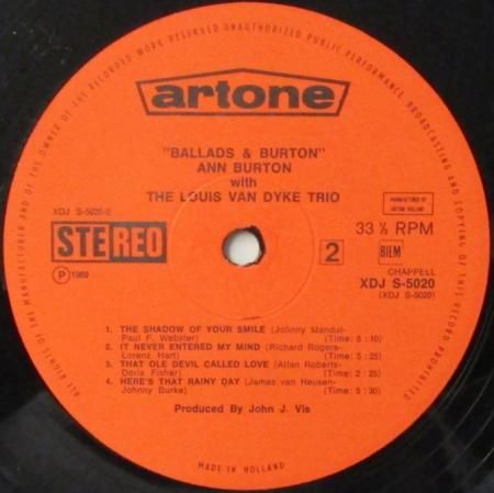 [オリジナル　レコード] ballads & burton アンバートン　LP Amazon.co.jp: バラード・アンド・バートン - アン・バートン