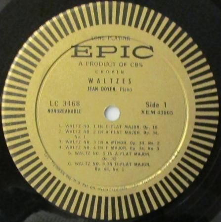 LPレコード ジャン・ドワイヤン ショパン 14のワルツ - STRAIGHT RECORDS